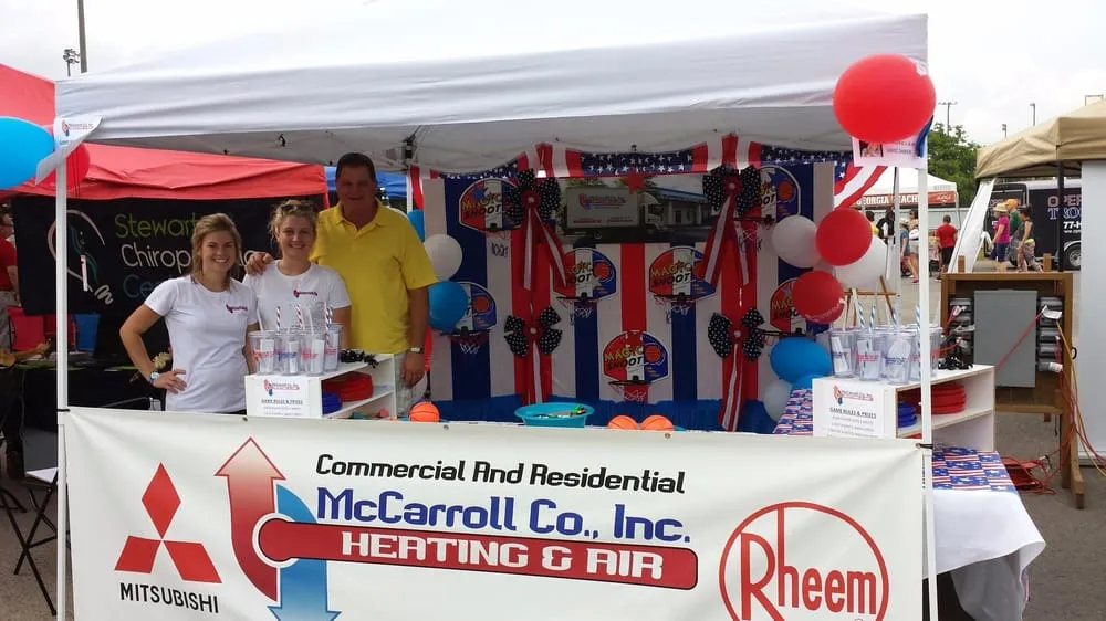 Slide of McCarroll Heating and Air