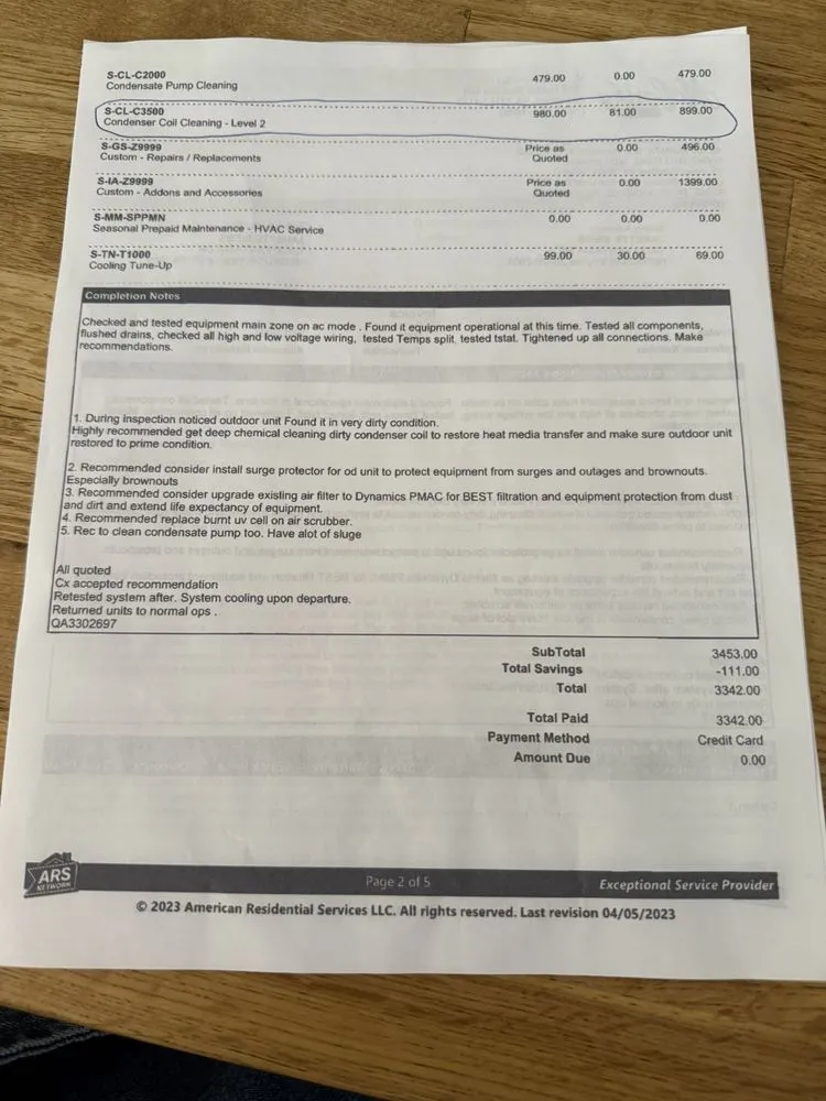 Slide of McCarthy Services