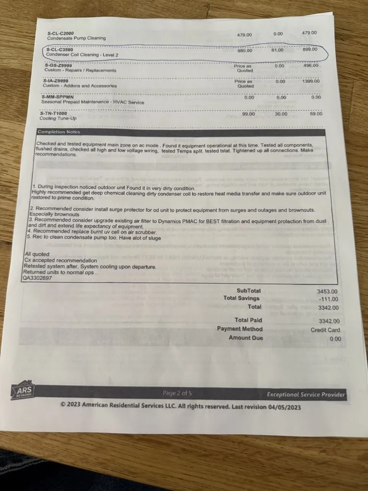 Slide of McCarthy Services