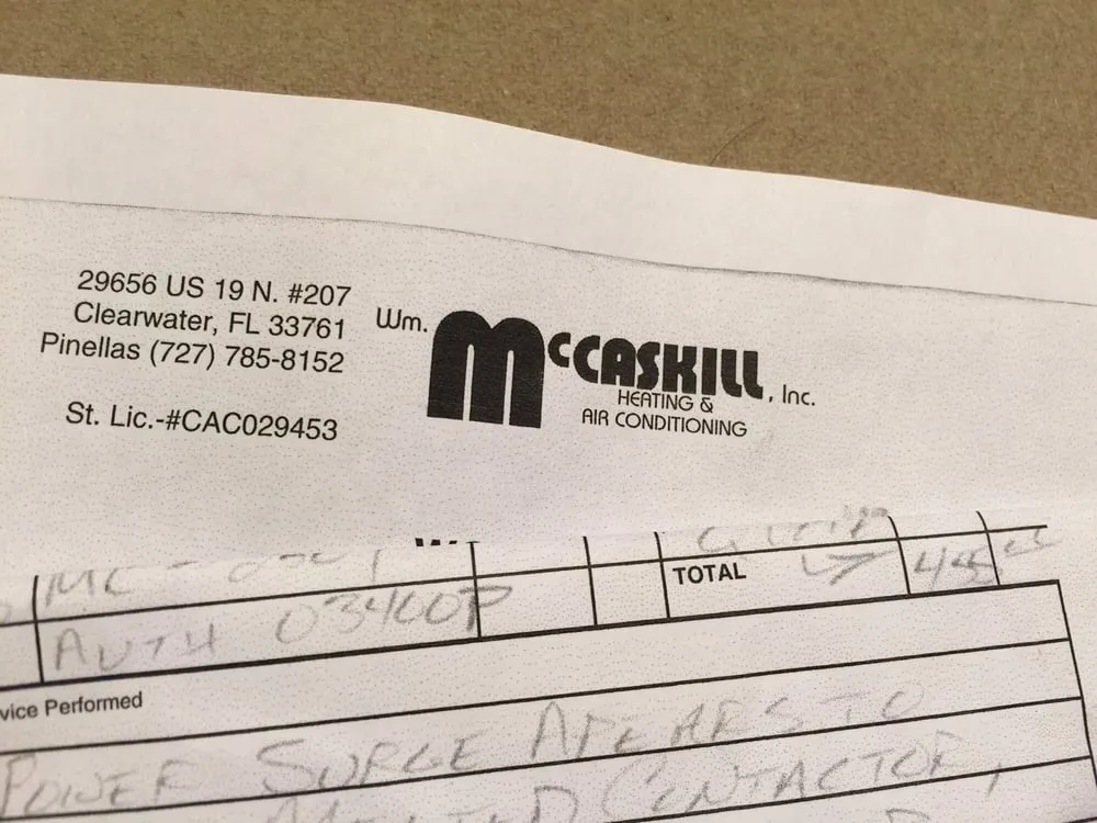 Slide of McCaskill Heating & Air Conditioning