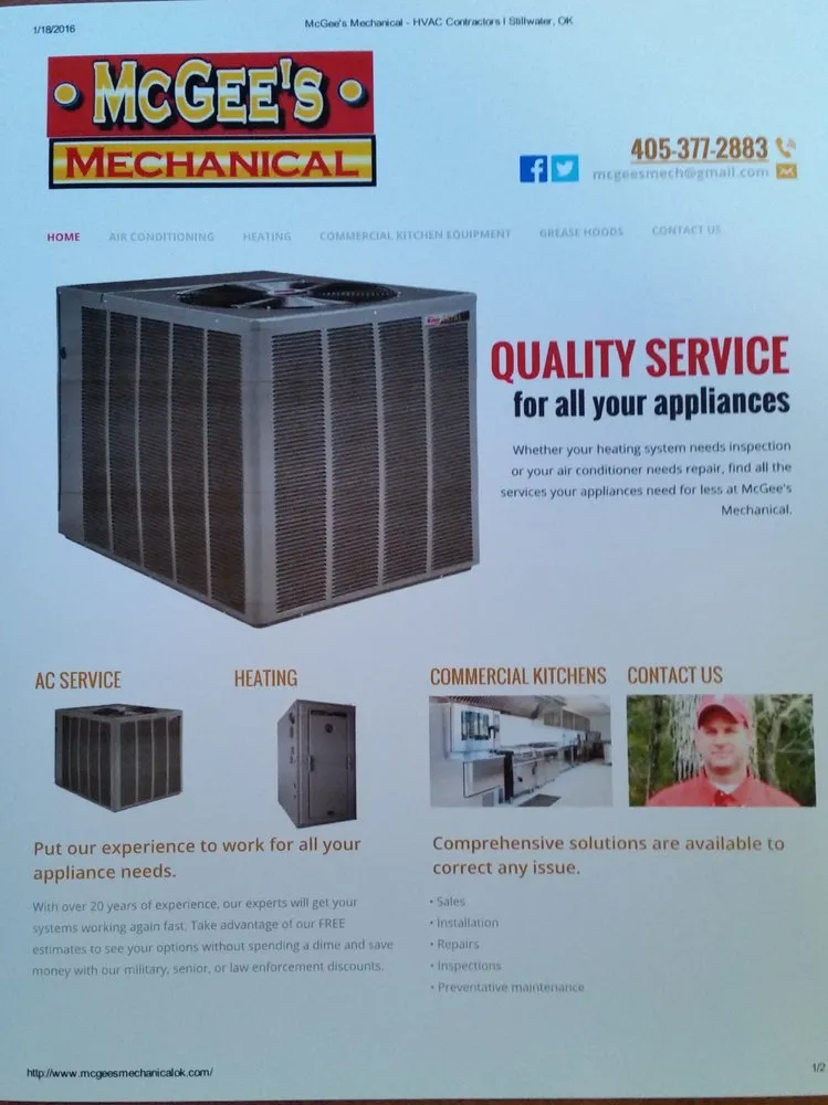 Slide of McGee's Mechanical