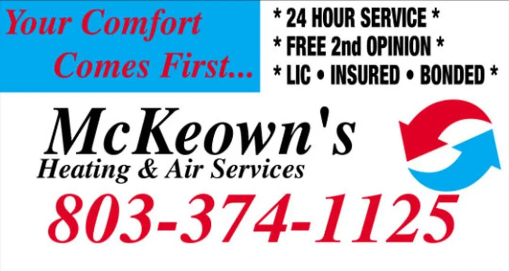 Slide of McKeown's Heating and Air Services