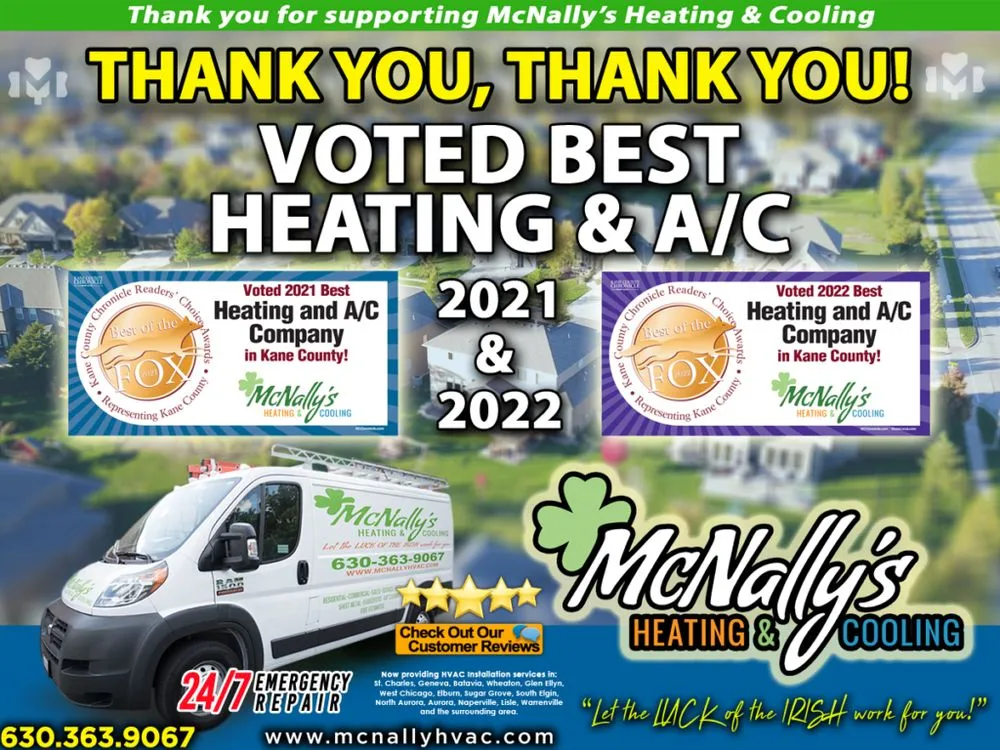 Slide of Mcnally's Heating And Cooling Of Roselle And Bloomingdale