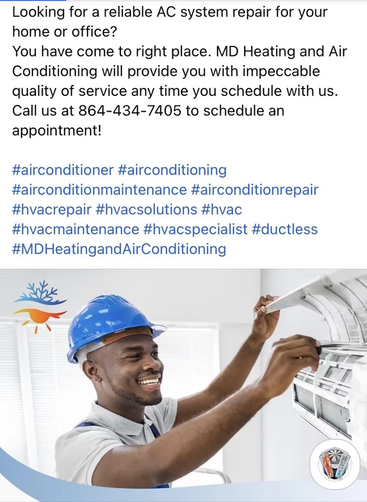 Slide of MD Heating & Air Conditioning