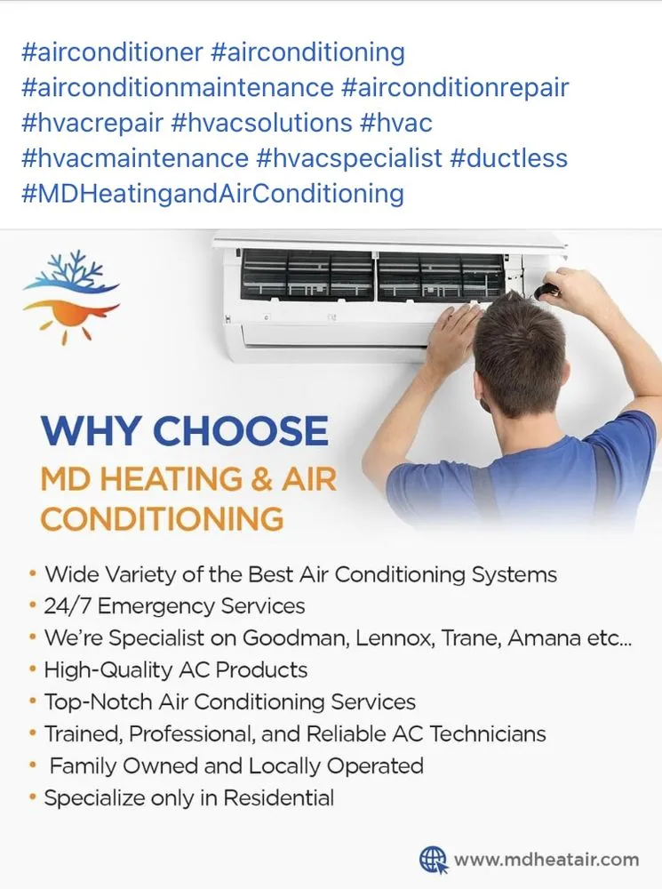 Slide of MD Heating & Air Conditioning