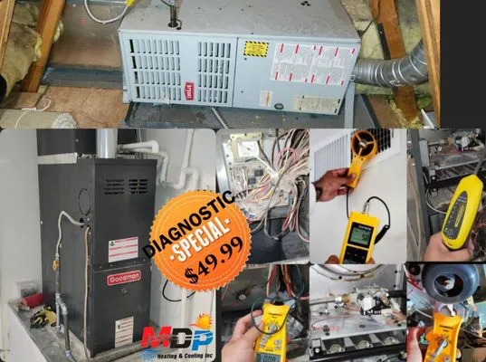 MDP Heating & Cooling Logo