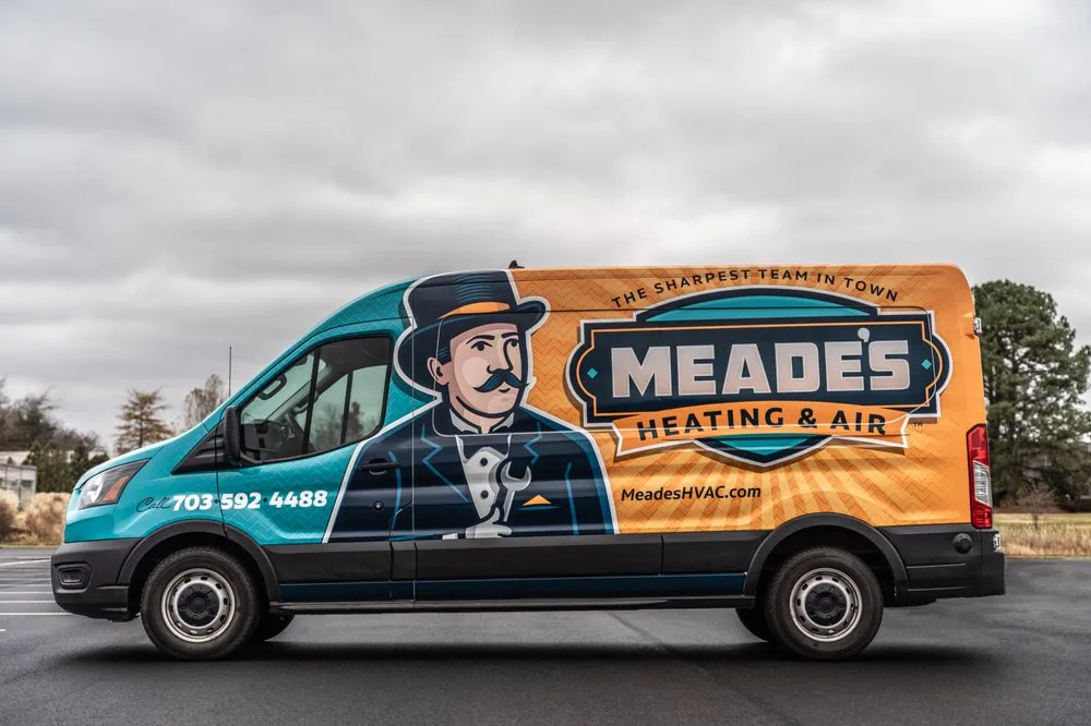 Slide of Meade's Heating and Air