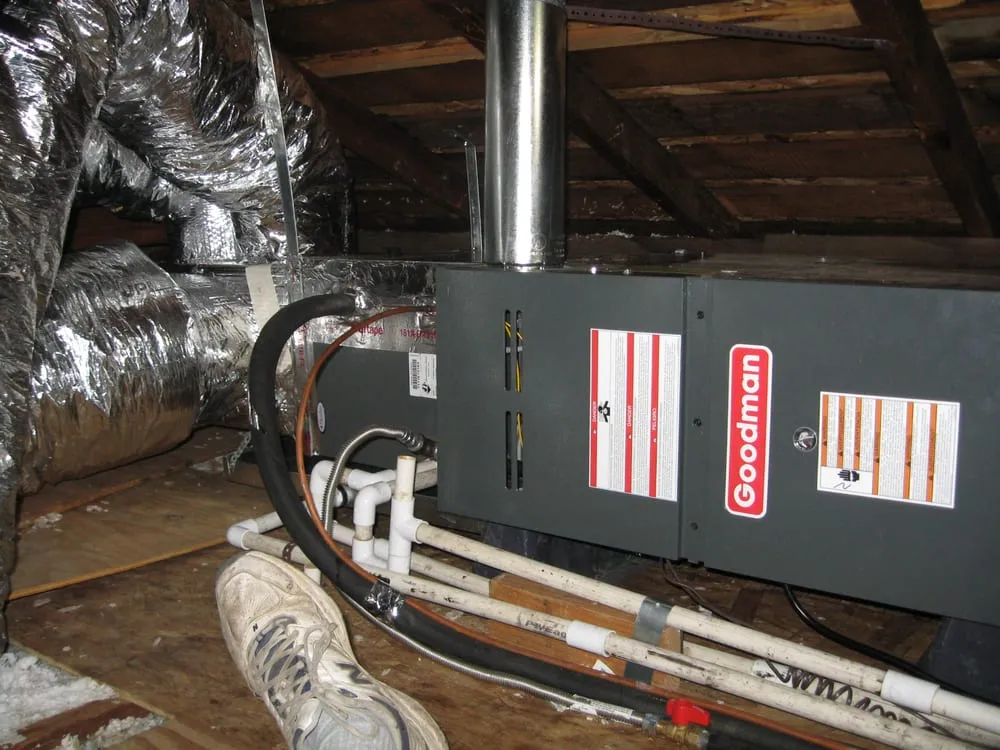 Slide of Mechanical Air Conditioning & Heating, Ventilation