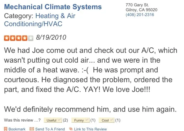 Slide of Mechanical Climate Systems