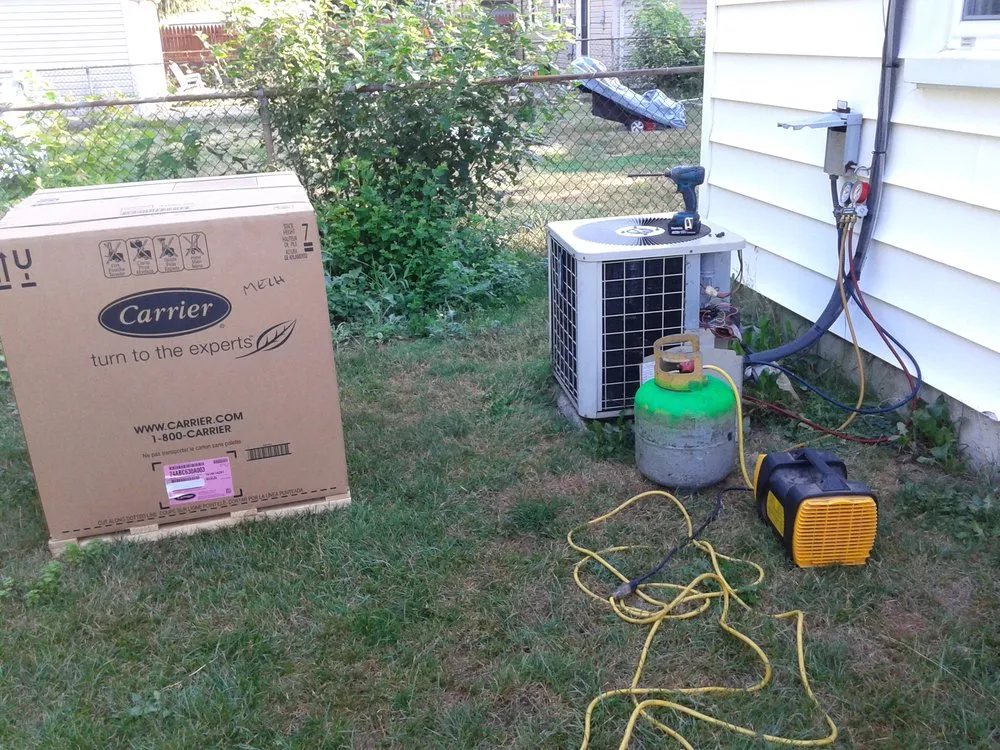 Slide of Mechanical Heating & Cooling