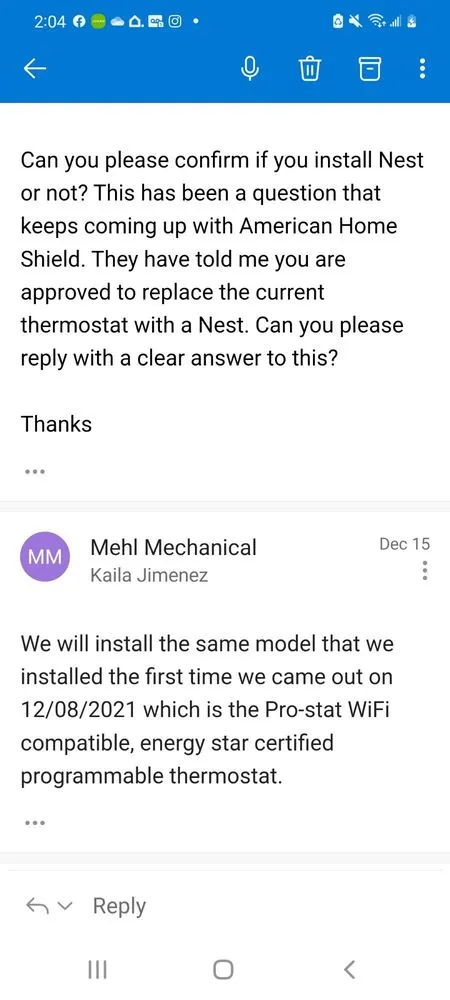 Slide of Mehl Mechanical