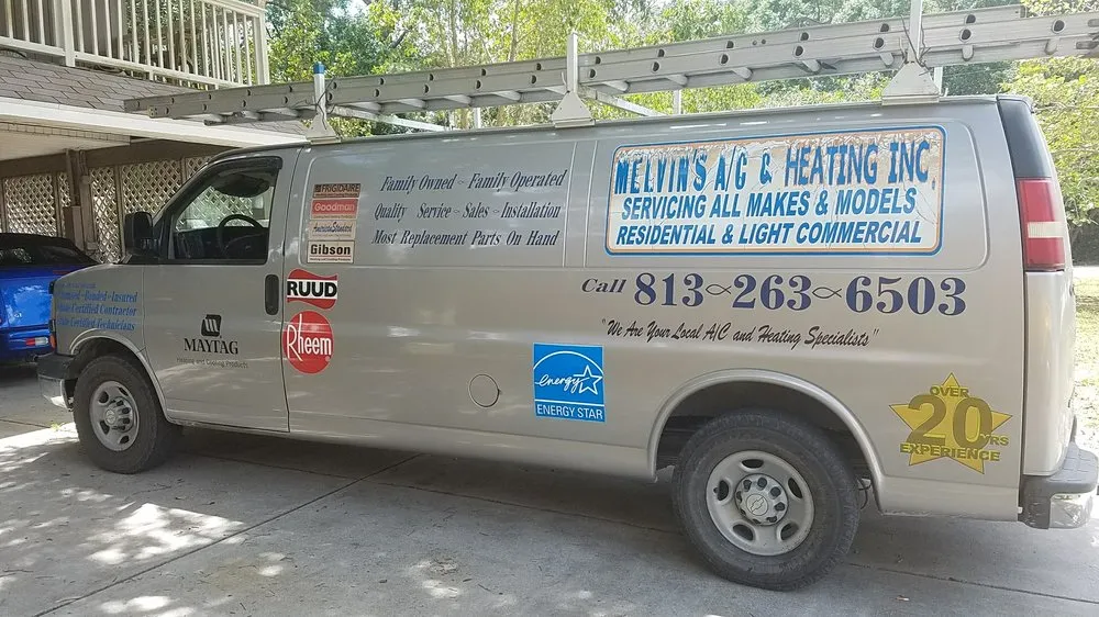 Slide of Melvin's AC & Heating