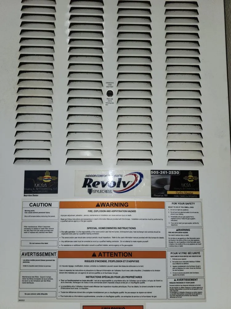 Slide of Mesa Heating & Air Conditioning