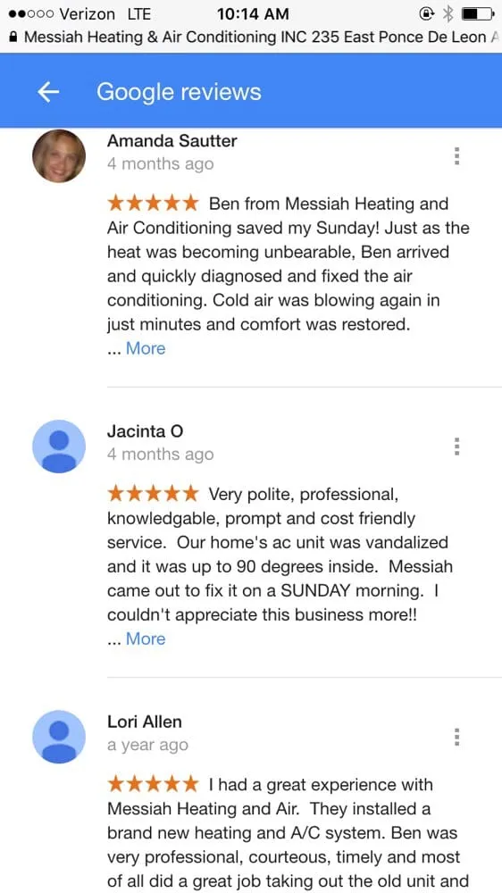 Slide of Messiah Heating and Air Conditioning