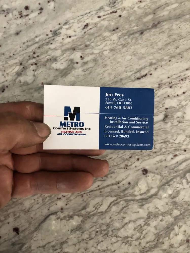 Slide of Metro Comfort Systems Heating and Air Conditioning