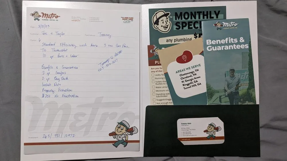 Slide of Metro Plumbing Heating & Air