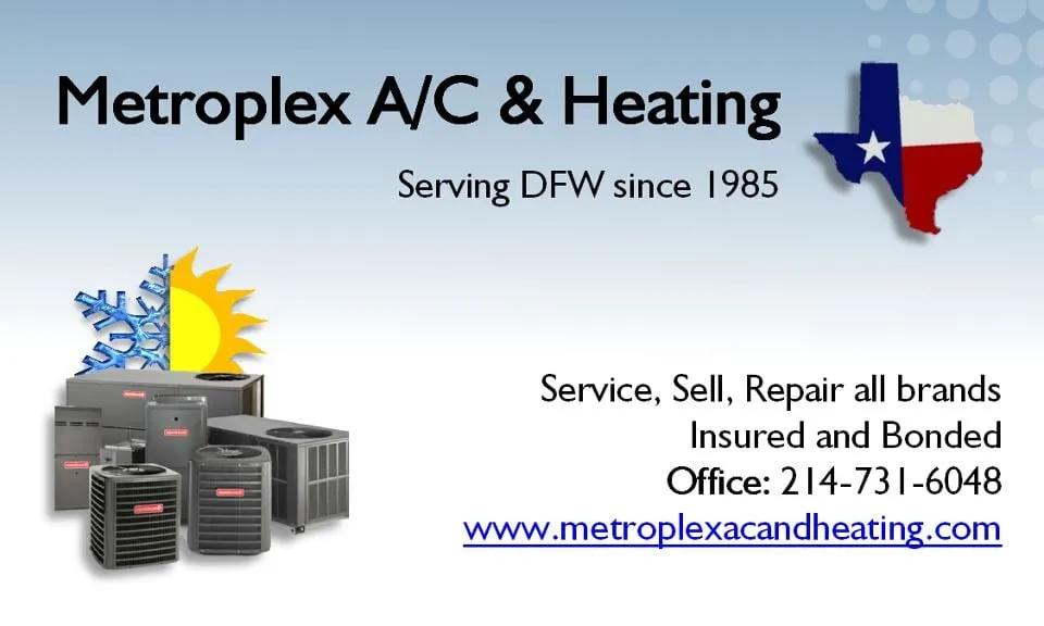 Slide of Metroplex AC and Heating