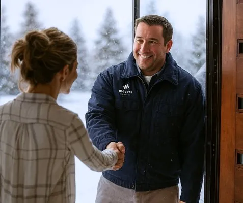 Meyers Heating & Air Conditioning Logo