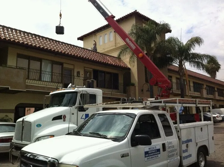 Slide of Meza's HVAC