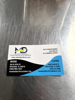Miami-Dade Electric and A/C Supply Logo