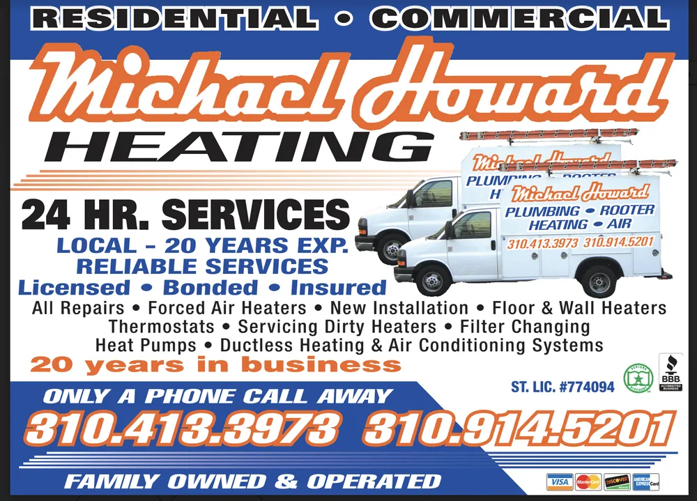 Slide of Michael Howard Plumbing-Rooter-Heating-Air Conditioning