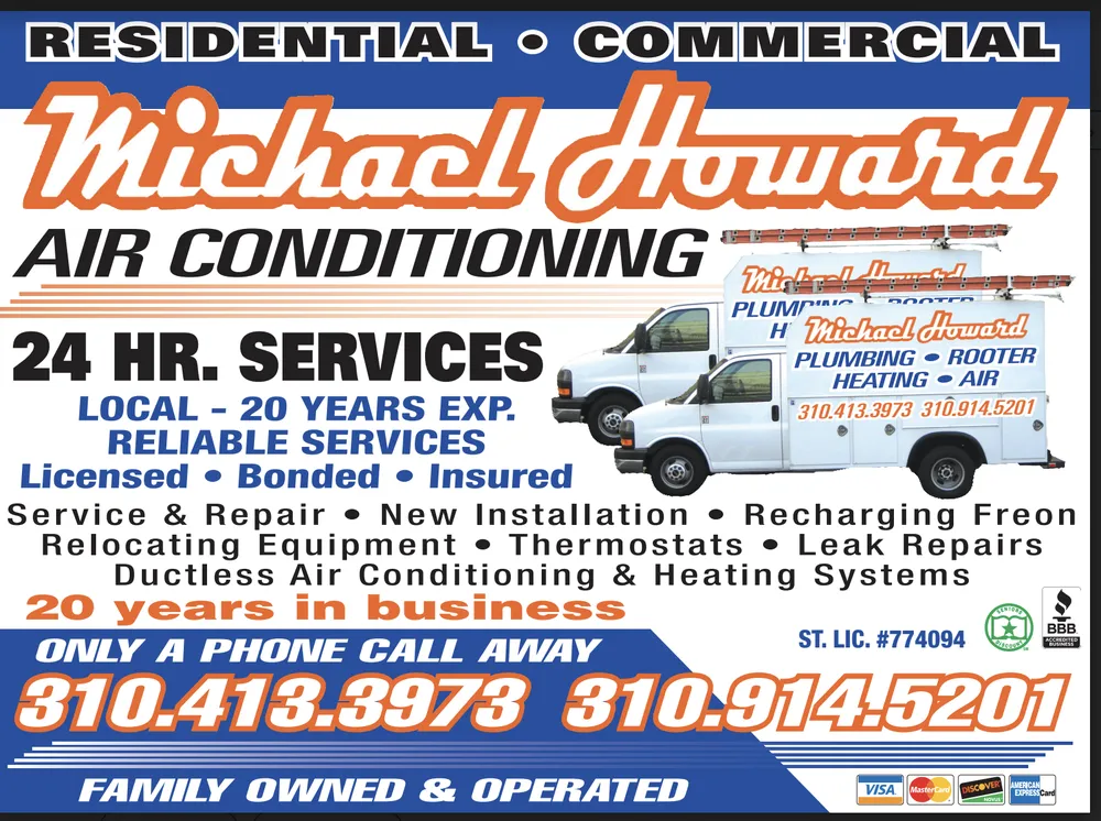 Slide of Michael Howard Plumbing-Rooter-Heating-Air Conditioning