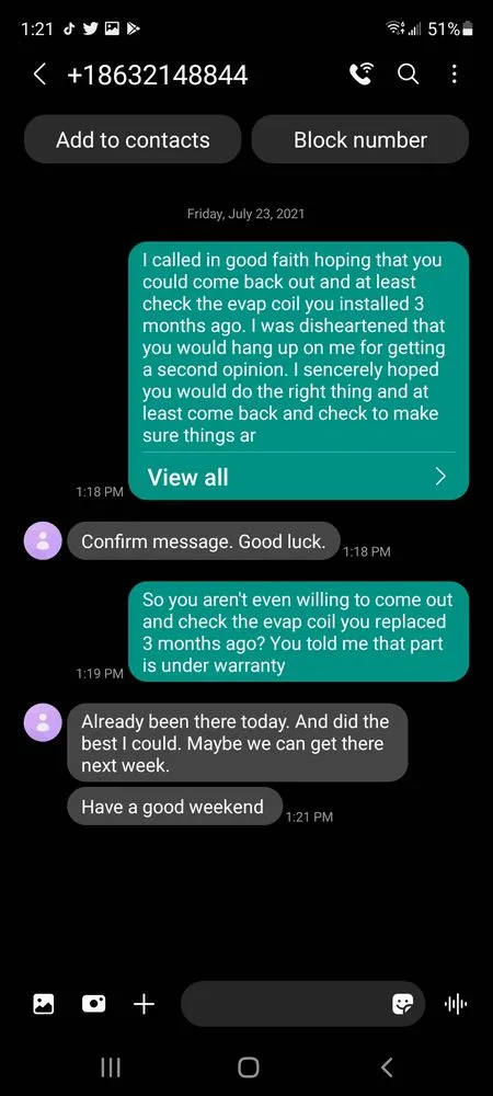 Slide of Michael I Newbern Air Conditioning Contractor