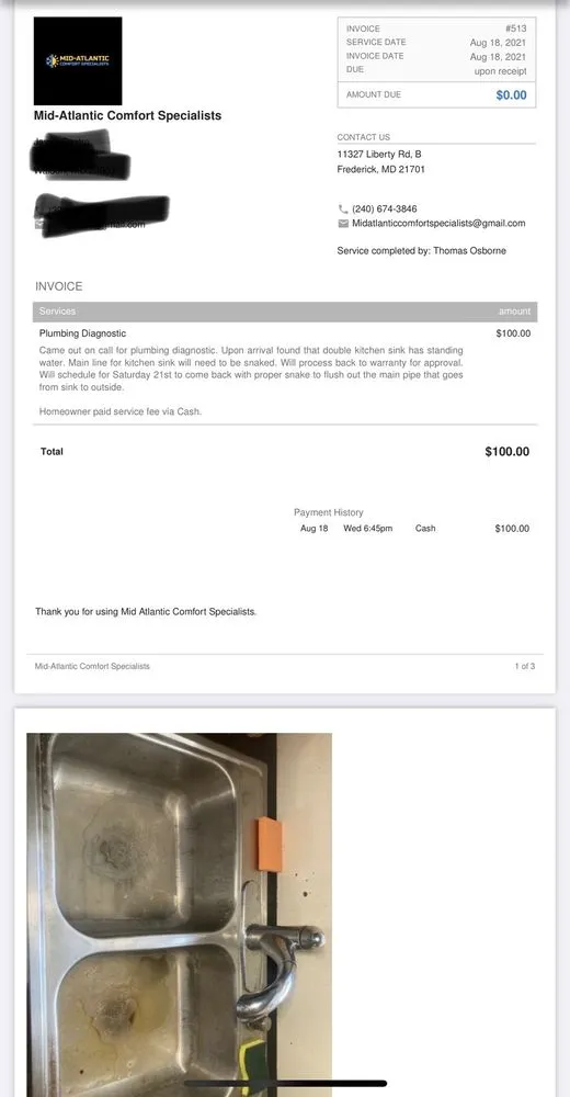 Slide of Mid-Atlantic Comfort Specialists