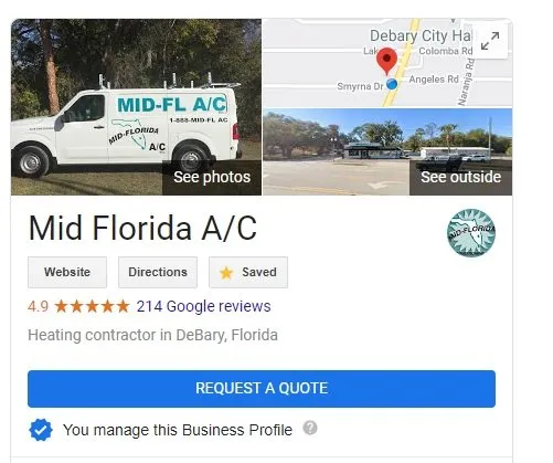 Slide of Mid Florida Air Conditioning