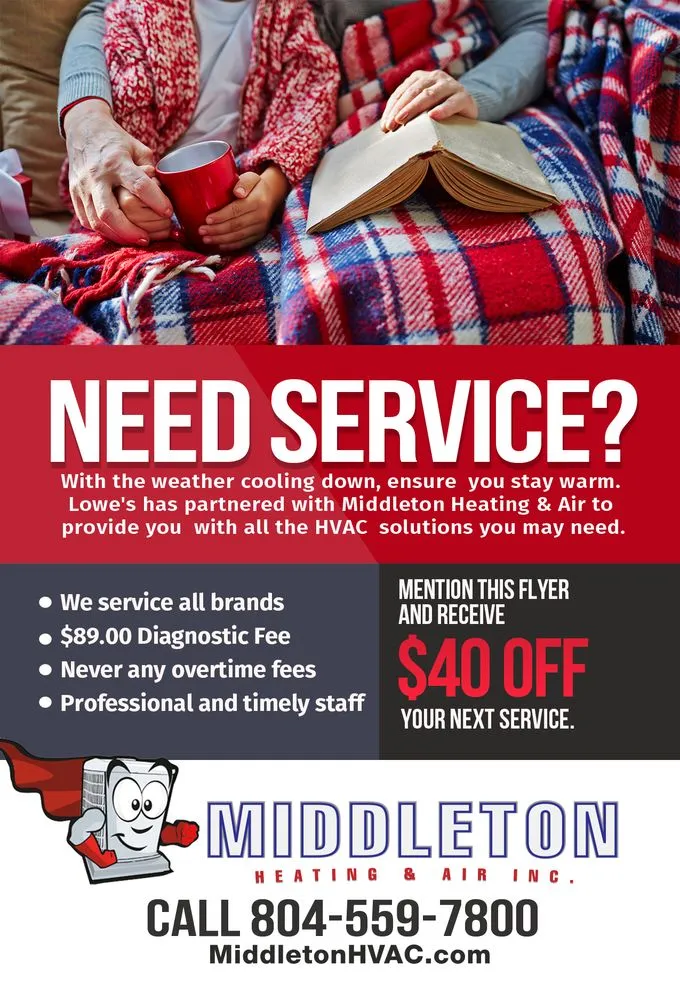 Slide of Middleton Heating & Air