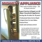Slide of Midwest Appliance Service