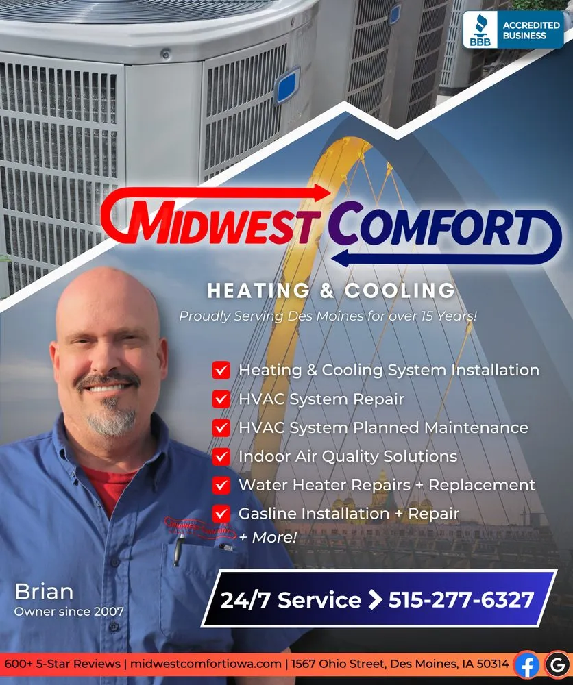 Slide of Midwest Comfort Heating & Cooling