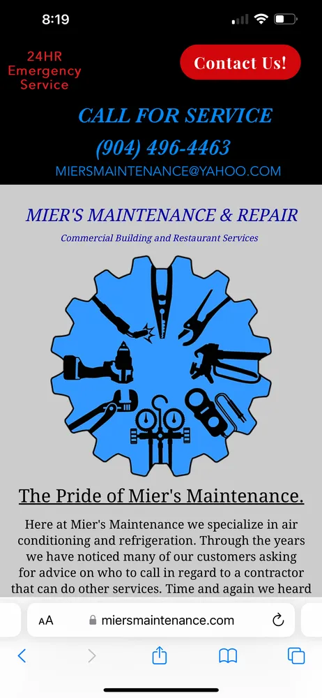 Reliable AC installation experts serving Glen Saint Mary, FL - Miers Maintenance