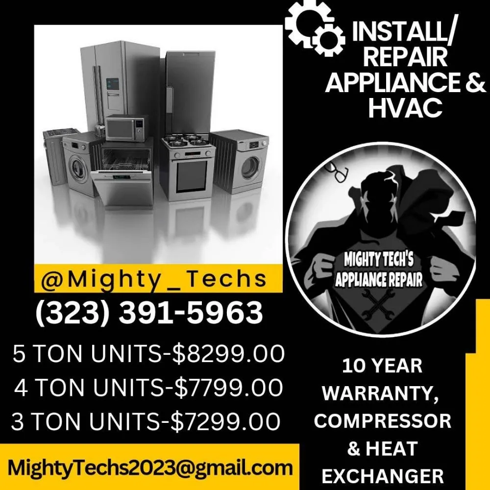 Slide of Mighty Techs Appliance Repair