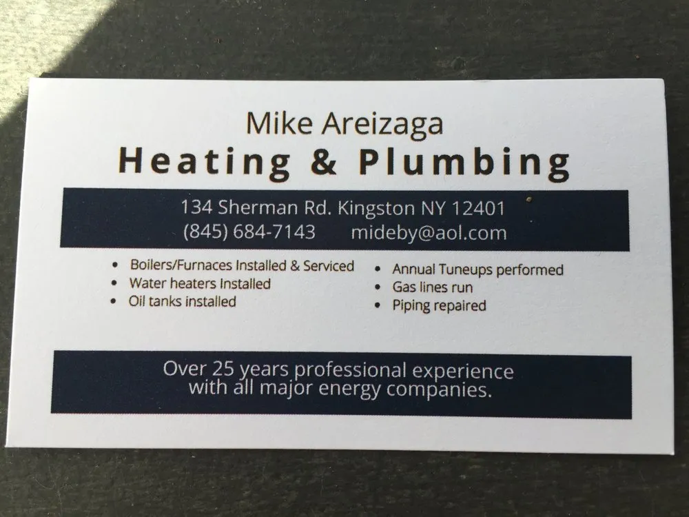 Slide of Mike Areizaga Heating And Plumbing