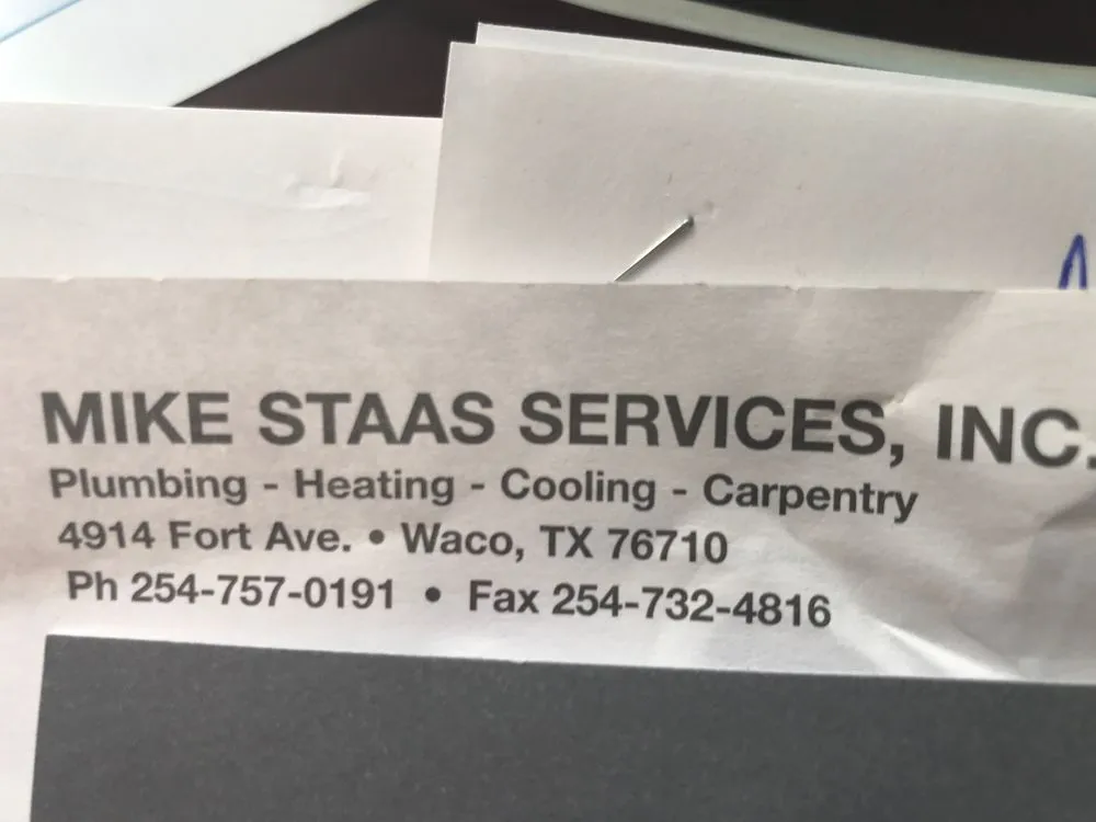 Slide of Mike Staas Services