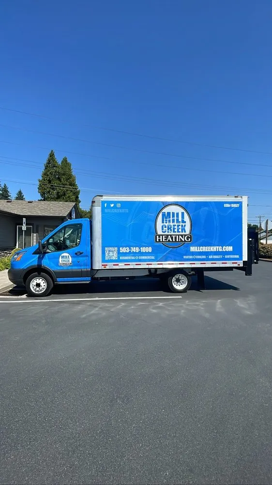 Slide of Mill Creek Heating