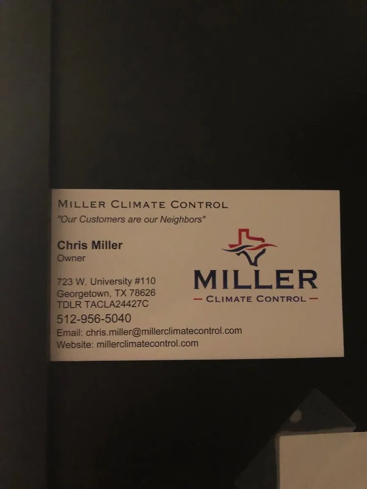 Slide of Miller Climate Control