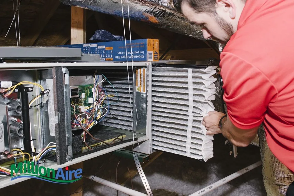 Slide of MillionAire Heating, Air, and Plumbing