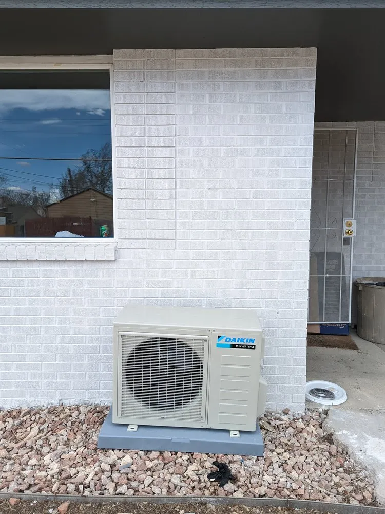 Slide of Mini-Split installation by Joseph