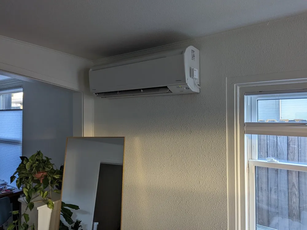 Slide of Mini-Split installation by Joseph