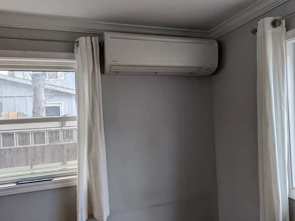 Slide of Mini-Split installation by Joseph