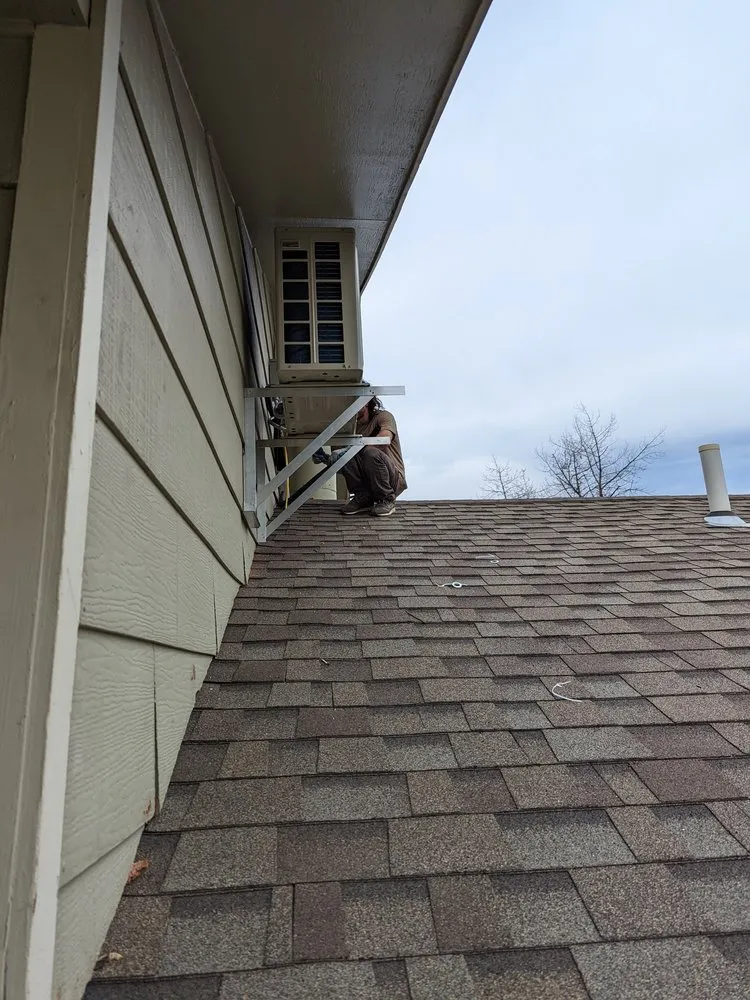 Slide of Mini-Split installation by Joseph