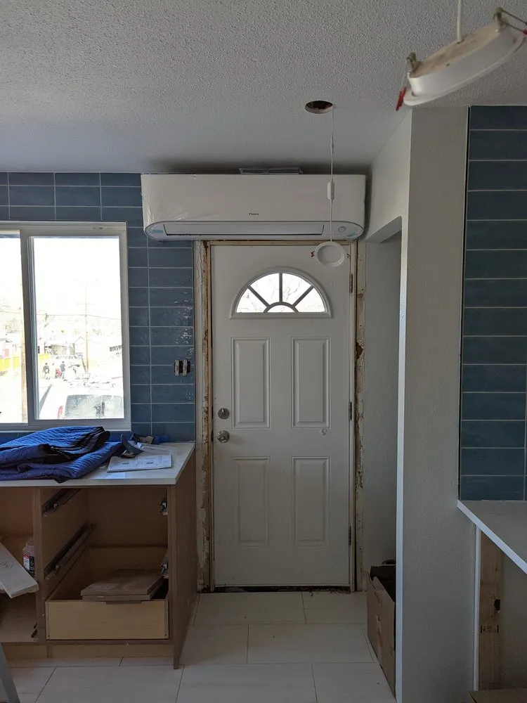 Slide of Mini-Split installation by Joseph