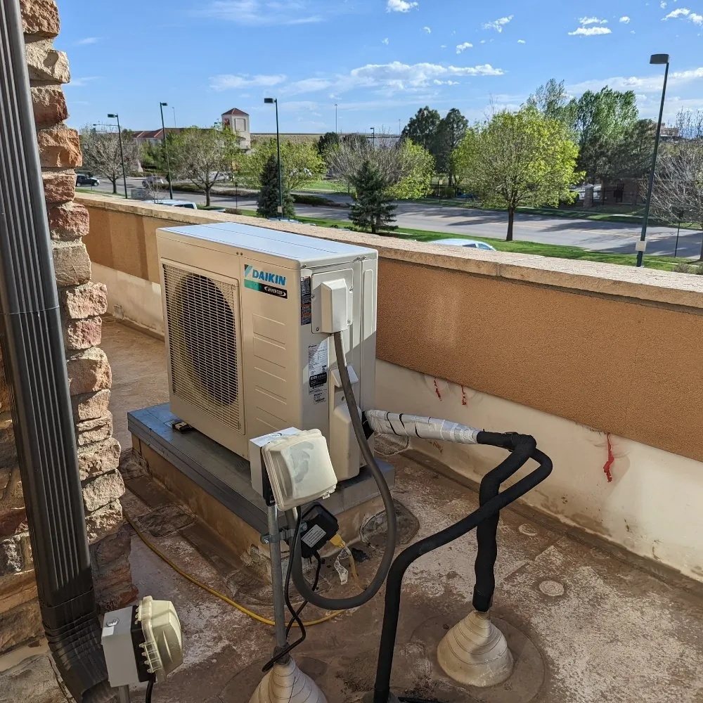 Slide of Mini-Split installation by Joseph