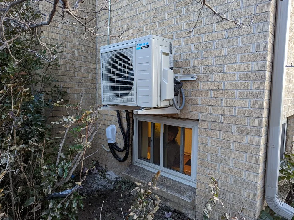 Slide of Mini-Split installation by Joseph