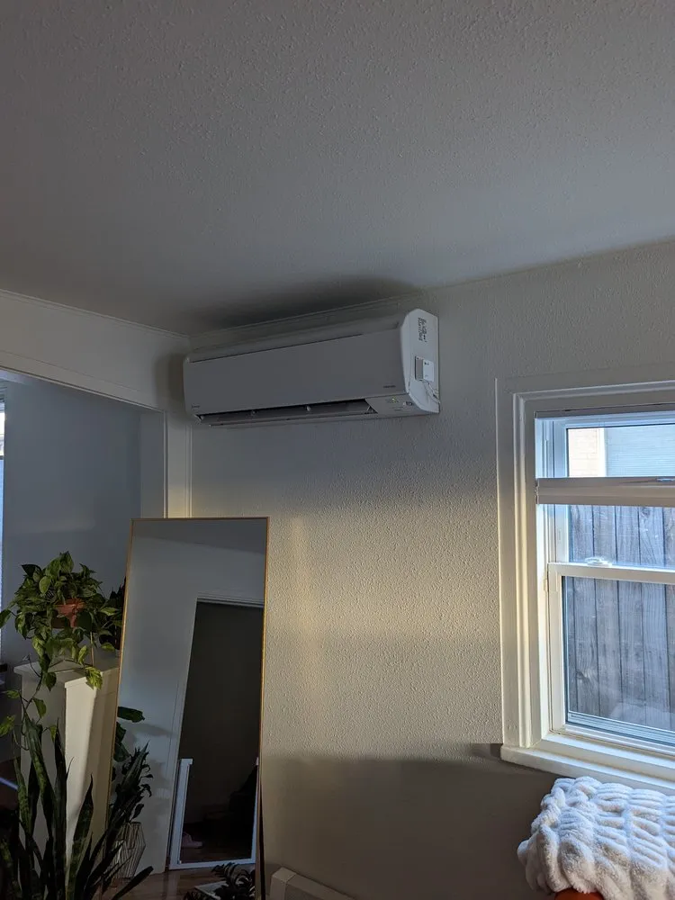 Slide of Mini-Split installation by Joseph