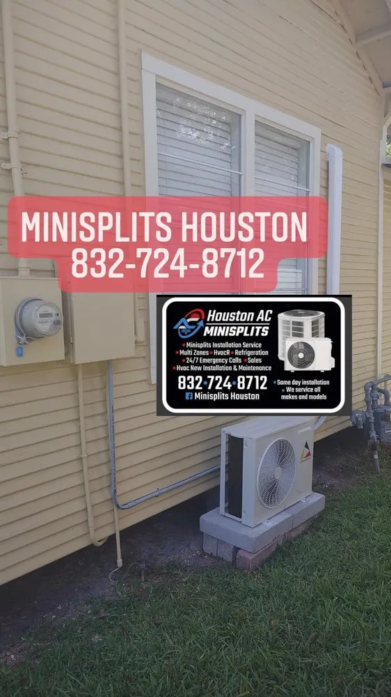 Slide of Minisplits Houston Ac