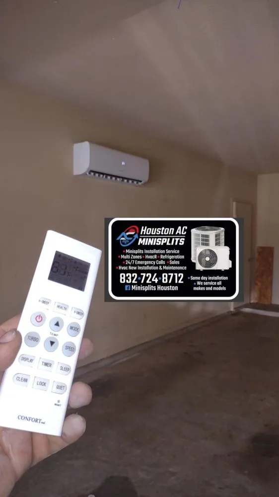 Slide of Minisplits Houston Ac