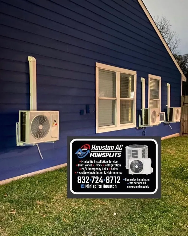 Slide of Minisplits Houston Ac